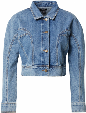 Nasty Gal Prechodná bunda  modrá denim