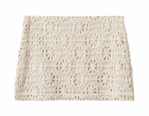 MANGO Sukňa  béžová