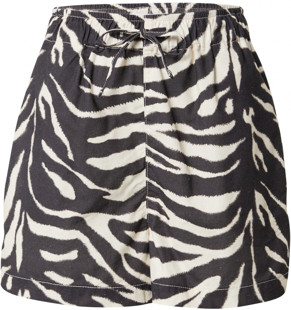 TOPSHOP Nohavice  čierna / biela