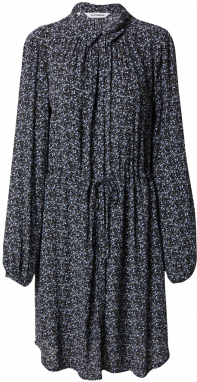 Soft Rebels Košeľové šaty 'Anna'  námornícka modrá / svetlomodrá / kaki