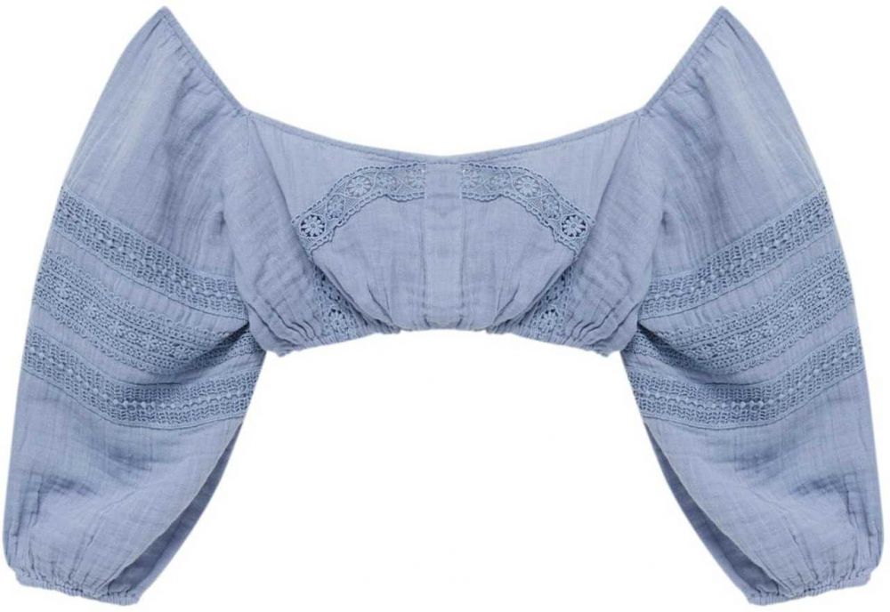 Pull&Bear Blúzka  dymovo modrá