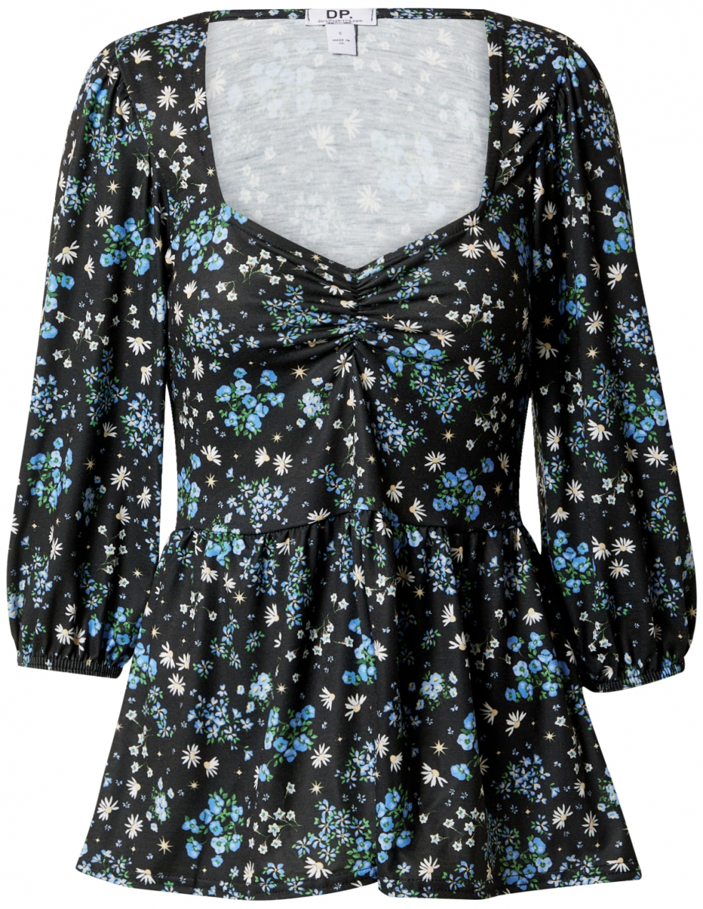 Dorothy Perkins Blúzka  tmavomodrá / svetlomodrá / svetložltá / pastelovo zelená