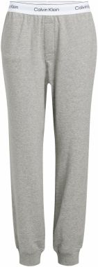 Calvin Klein Underwear Pyžamové nohavice  sivá / biela