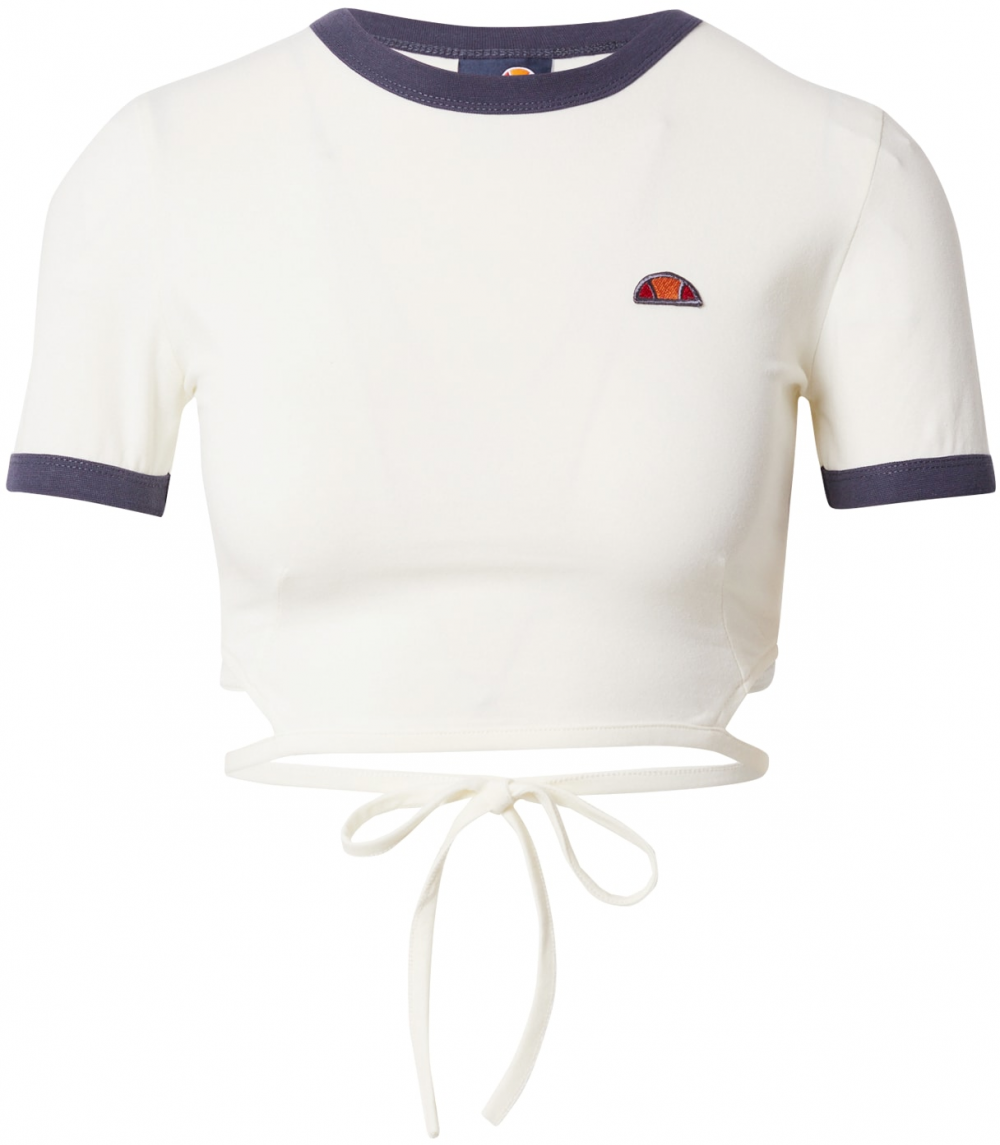 ELLESSE Tričko 'Chee'  námornícka modrá / oranžová / tmavočervená / šedobiela