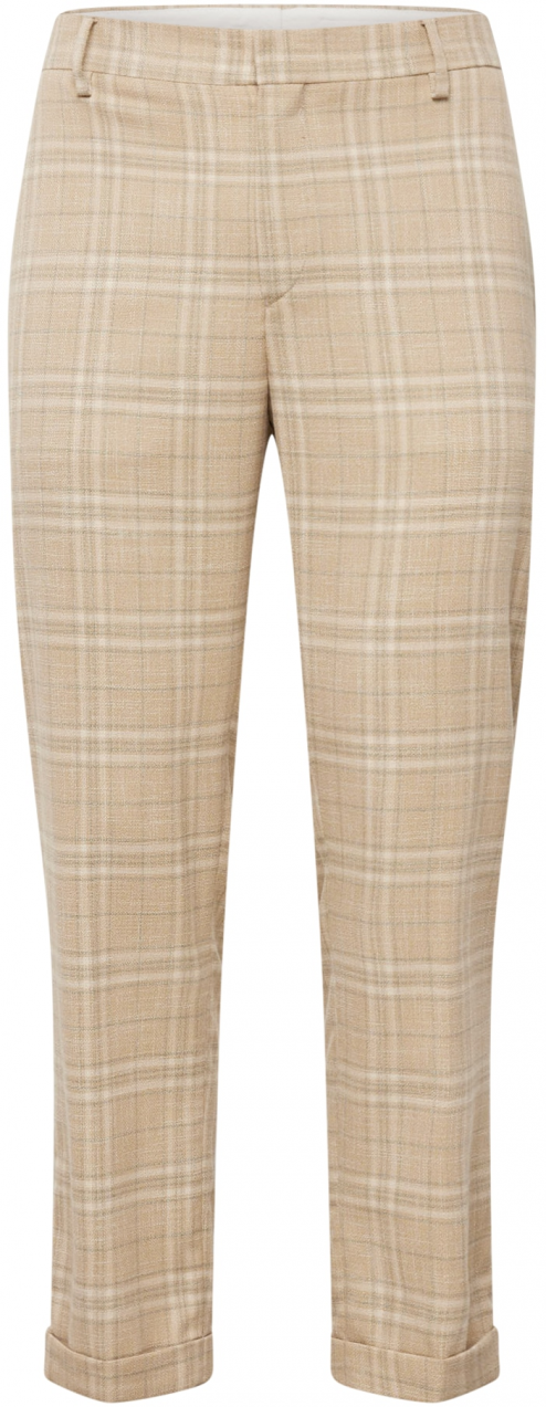 BURTON MENSWEAR LONDON Chino nohavice  béžová / sivá / biela