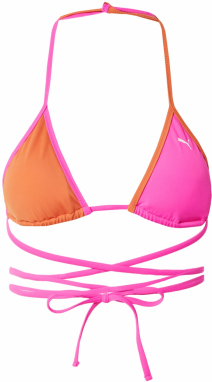 PUMA Bikinový top  oranžová / ružová / šedobiela