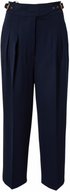 Lauren Ralph Lauren Plisované nohavice 'ZATTARY'  námornícka modrá