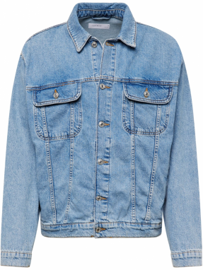 TOPMAN Prechodná bunda  modrá denim