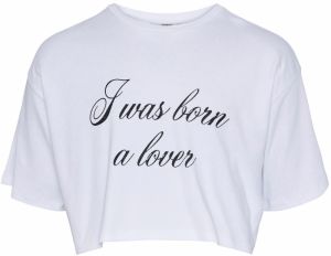 IIQUAL Tričko 'POET'  čierna / biela