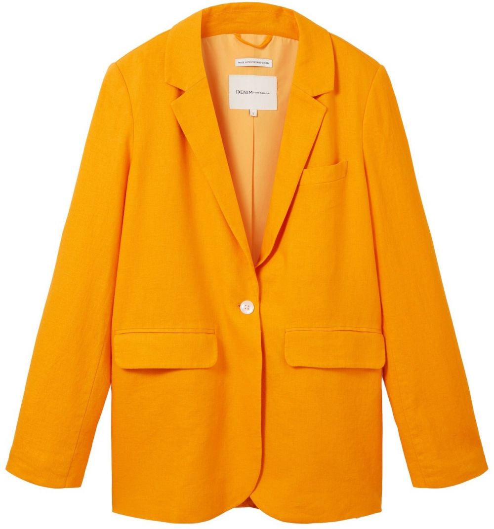 TOM TAILOR DENIM Blejzer  oranžová