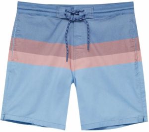 Pull&Bear Plavecké šortky  nebesky modrá / svetlomodrá / staroružová / pastelovo ružová