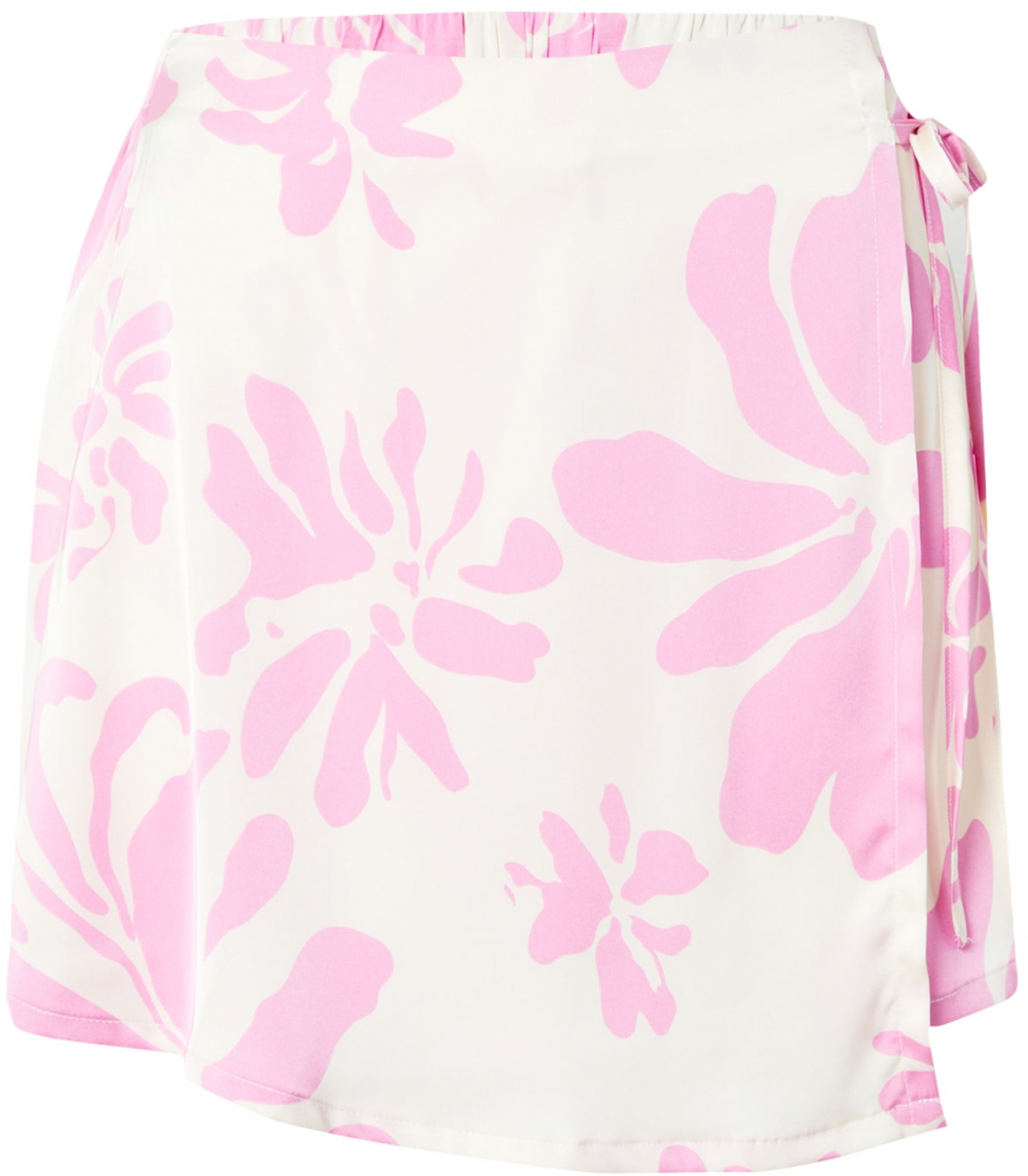 SISTERS POINT Sukňa 'VISOLA'  svetlosivá / ružová