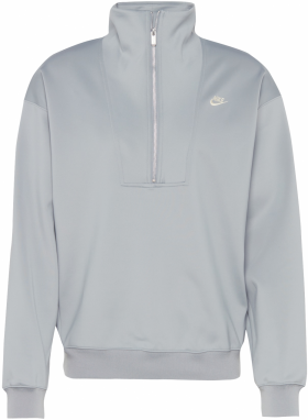 Nike Sportswear Mikina  svetlosivá / biela