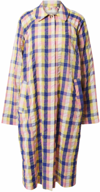 Monki Prechodný kabát  modrá / žltá / ružová / biela