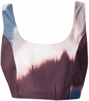 Trendyol Top  dymovo modrá / baklažánová / púdrová