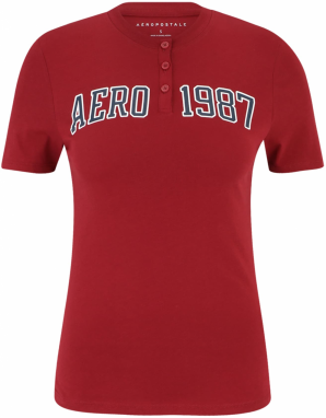 AÉROPOSTALE Tričko  námornícka modrá / burgundská / biela