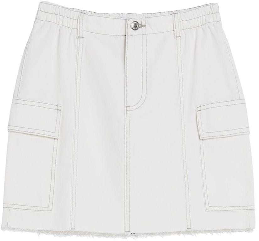 Bershka Sukňa  biela