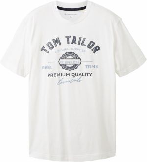 TOM TAILOR Tričko  námornícka modrá / svetlomodrá / biela