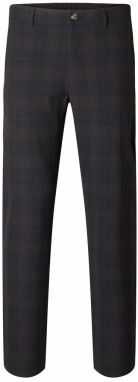 SELECTED HOMME Chino nohavice 'Robert'  tmavomodrá / tmavohnedá
