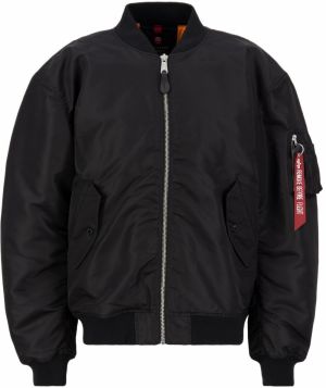 ALPHA INDUSTRIES Prechodná bunda  krvavo červená / čierna