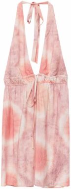 Pull&Bear Letné šaty  rosé / staroružová / biela