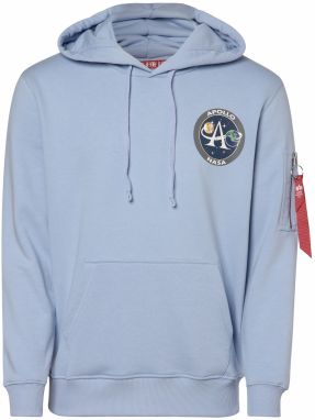 ALPHA INDUSTRIES Mikina  svetlomodrá / zmiešané farby