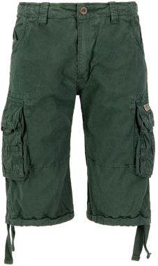 ALPHA INDUSTRIES Nohavice  tmavozelená