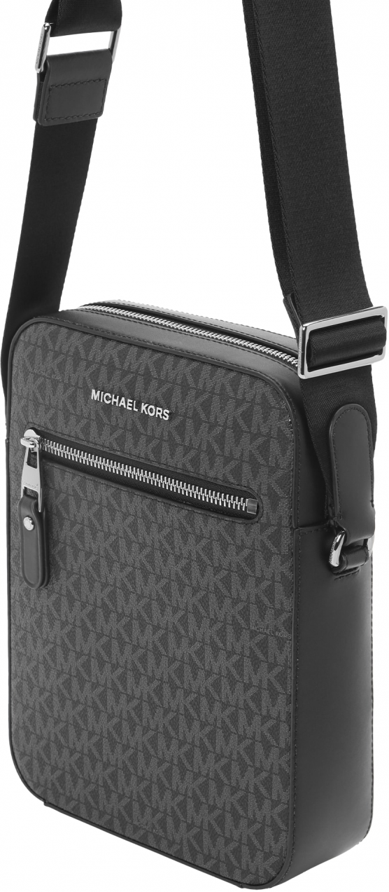 Michael Kors Taška cez rameno  svetlosivá / čierna