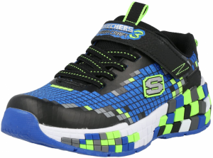 SKECHERS Tenisky  modrá / limetová / čierna