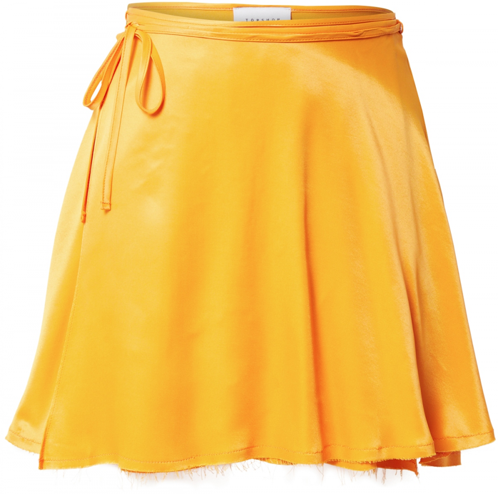 TOPSHOP Sukňa  oranžová