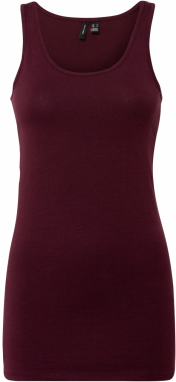 VERO MODA Top 'MAXI'  bordová