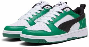 PUMA Tenisky 'Rebound V6'  zelená / čierna / biela