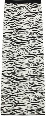 Bershka Sukňa  čierna / biela