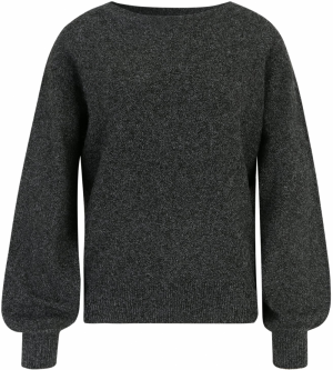 VERO MODA Sveter 'BRILLIANT'  čierna melírovaná