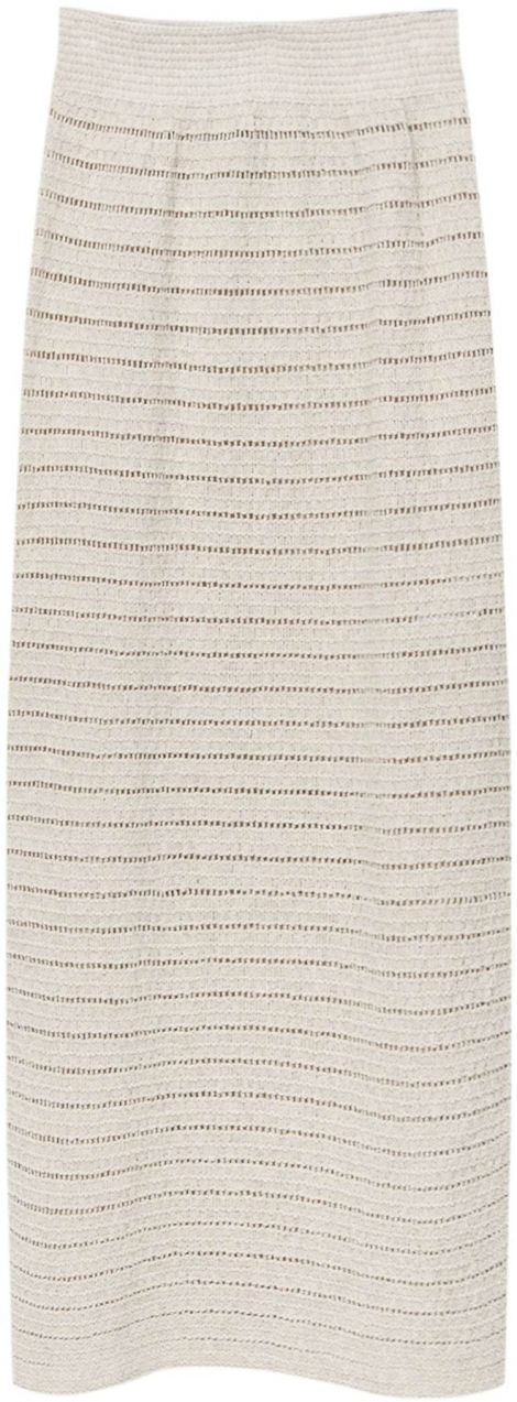 Pull&Bear Sukňa  šedobiela