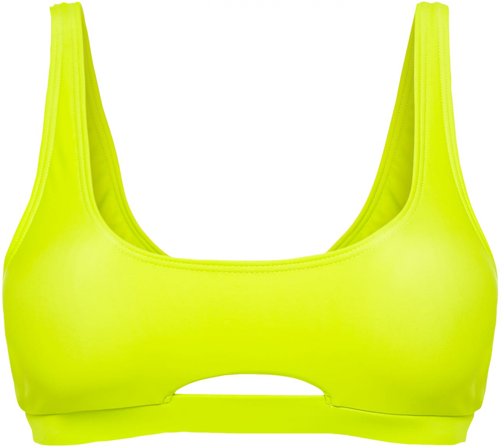 LSCN by LASCANA Bikinový top 'Gina'  limetová