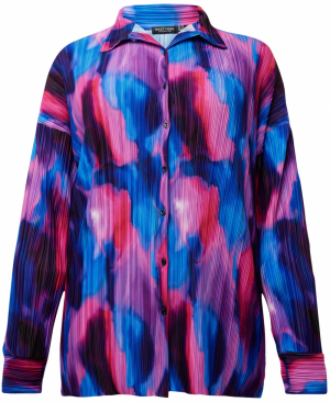 Nasty Gal Plus Blúzka  modrá / svetlofialová / ružová / červená