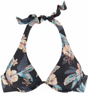 VENICE BEACH Bikinový top  farba ťavej srsti / tyrkysová / sivá / čierna
