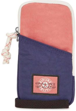 KIPLING Taška cez rameno 'Clark'  námornícka modrá / ružová / biela