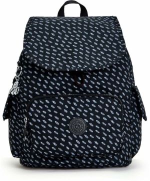 KIPLING Batoh 'CITY PACK S'  čierna / biela