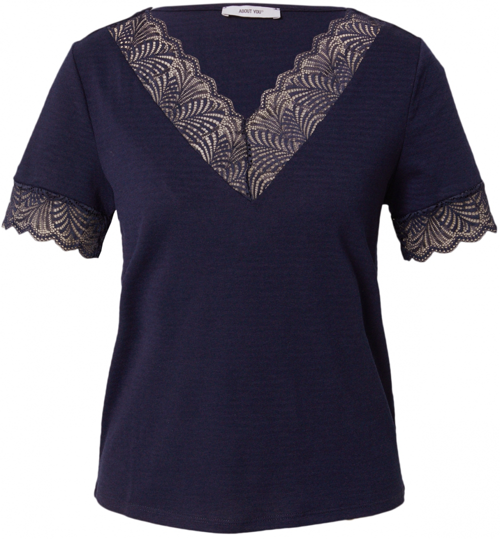 ABOUT YOU Tričko 'Lene'  tmavomodrá