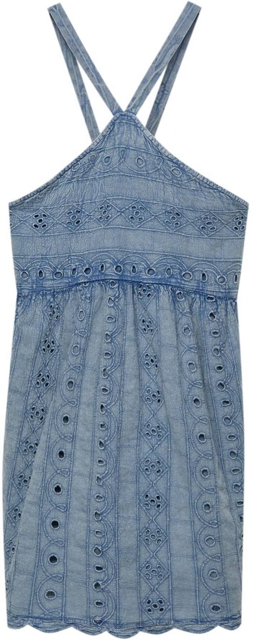 Pull&Bear Letné šaty  modrosivá