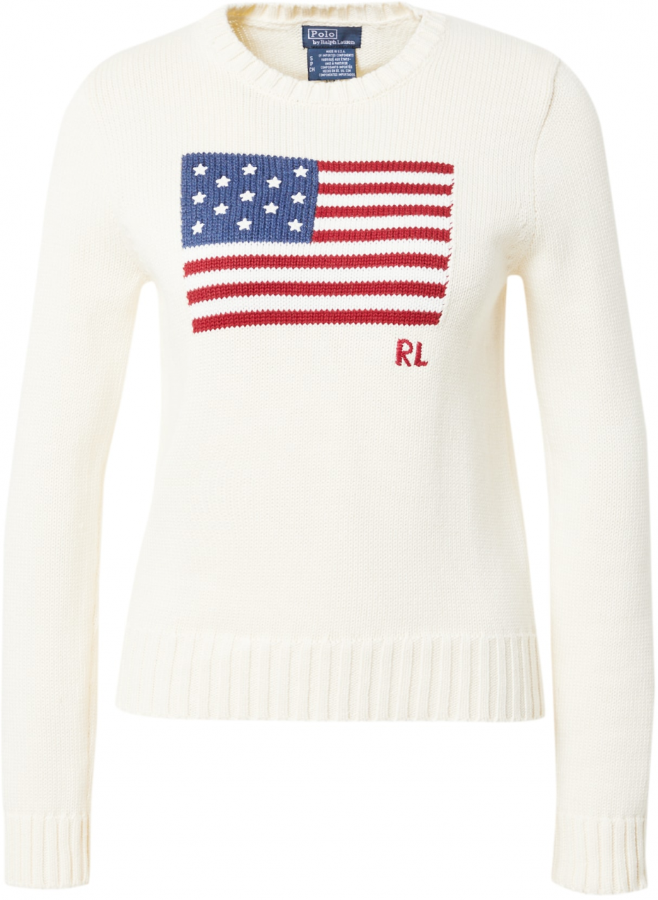 Polo Ralph Lauren Sveter  nebielená / námornícka modrá / čerešňová