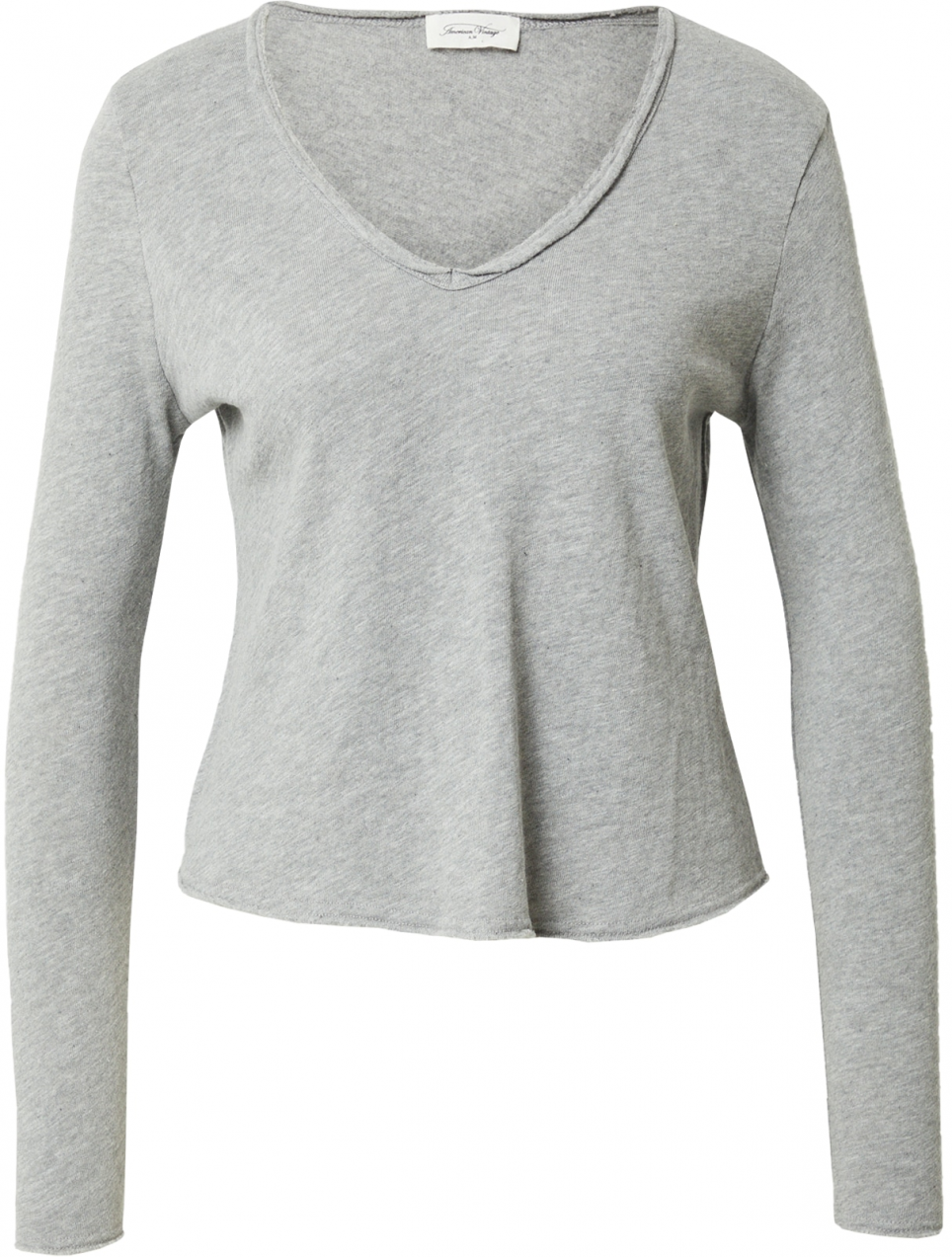 AMERICAN VINTAGE Tričko 'Sonoma'  sivá melírovaná