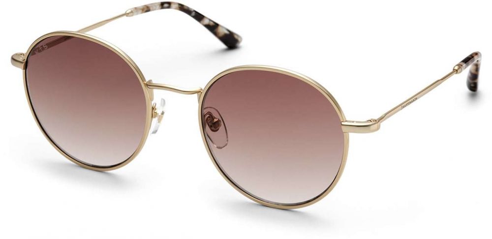 Kapten & Son Slnečné okuliare 'London Gold Brown Gradient'  hnedá / zlatá / červeno-fialová / čierna