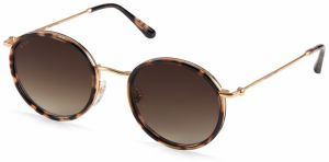 Kapten & Son Slnečné okuliare 'Amsterdam Umber Tortoise Brown'  okrová / tmavohnedá / zlatá / čierna