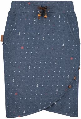 Alife and Kickin Sukňa 'LucyAK'  námornícka modrá / ružová / biela