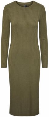 PIECES Šaty 'KYLIE'  olivová