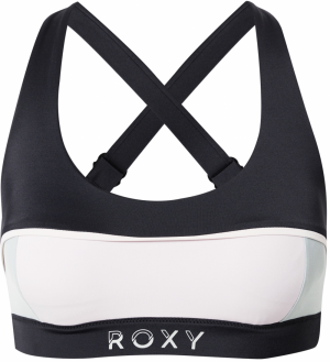 ROXY Bikinový top  svetlomodrá / antracitová / biela