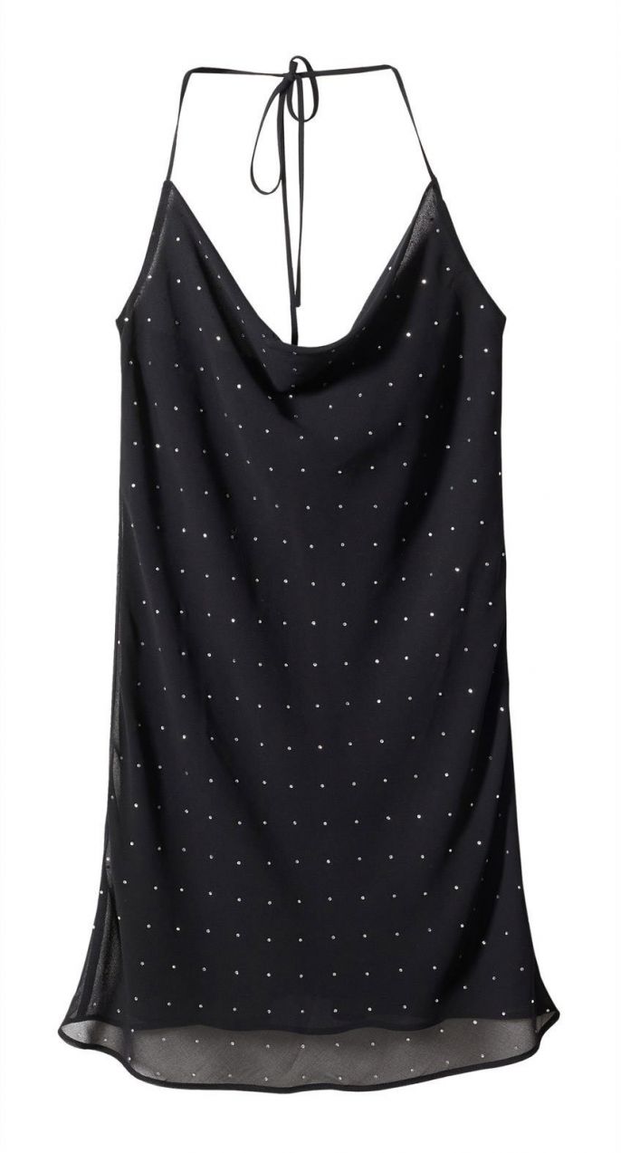 MANGO Šaty  čierna / strieborná